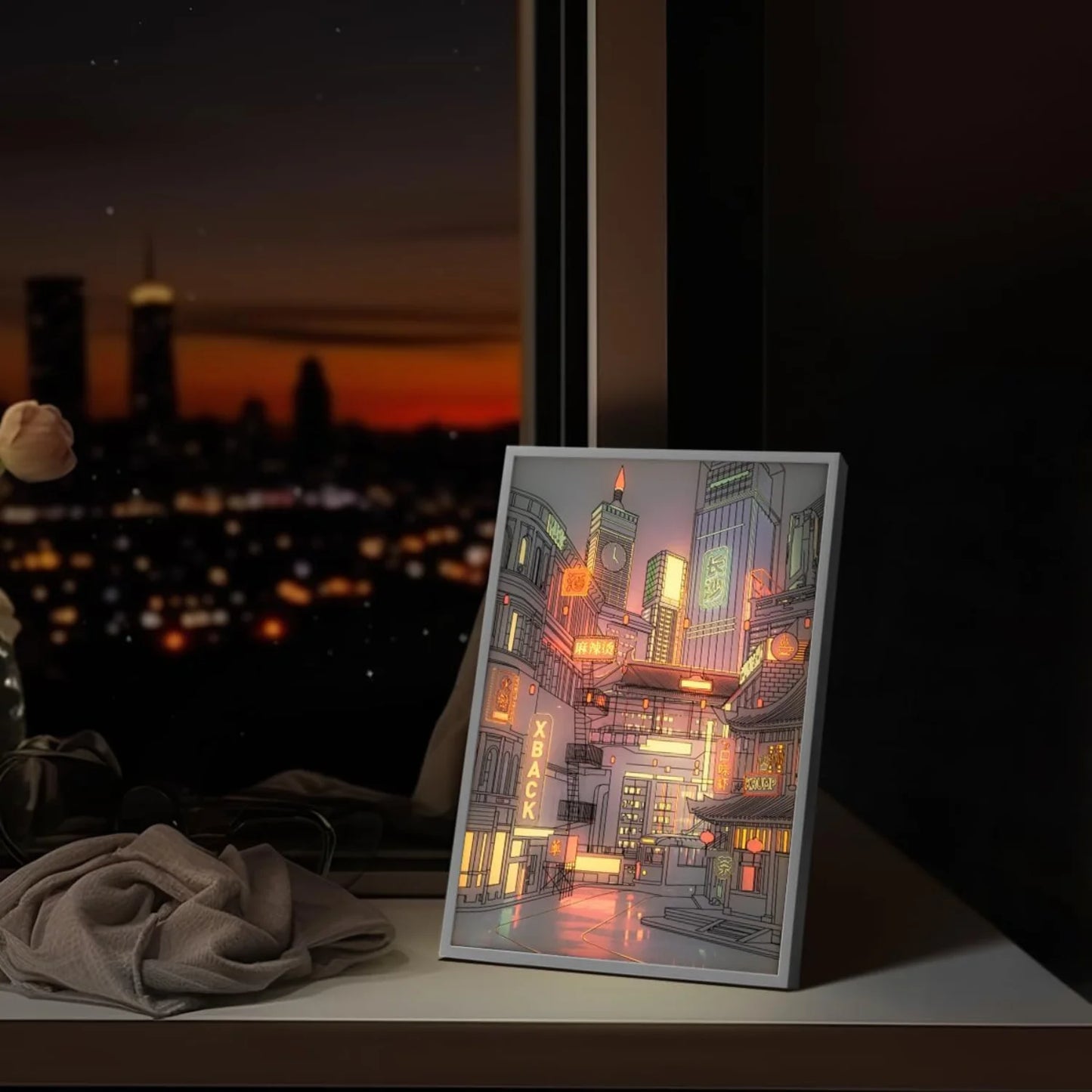 LED "City" painting
